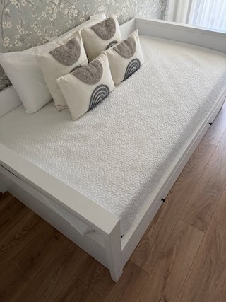 Cama nido blanca 105x190cm con cama supletoria