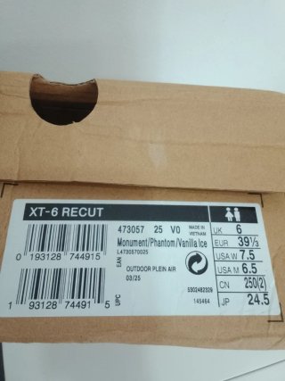 Salomon XT-6 Zapatillas Running Gris Multicolor