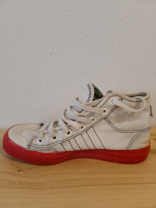 Zapatillas Adidas Blancas y Rojas Talla 38