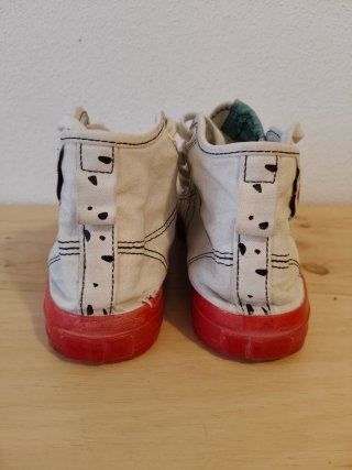 Zapatillas Adidas Blancas y Rojas Talla 38