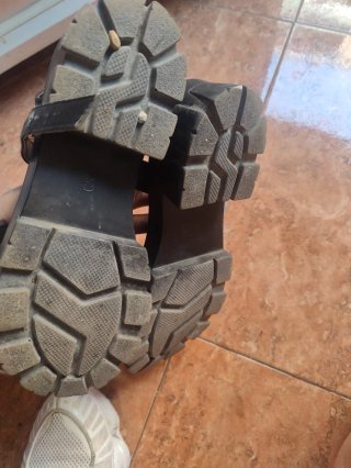 Sandalias negras mujer