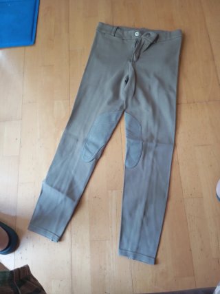 Pantalón de equitación verde oliva Talla XS
