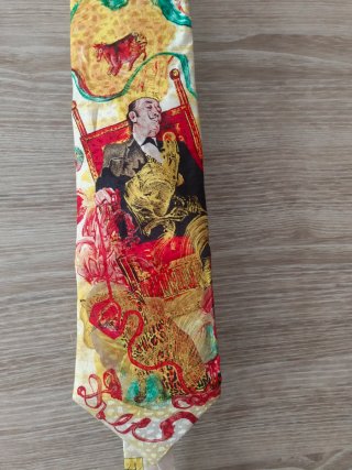 Corbata Seda Vintage Salvador Dalí Multicolor