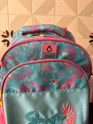 Mochila Enso Azul y Rosa