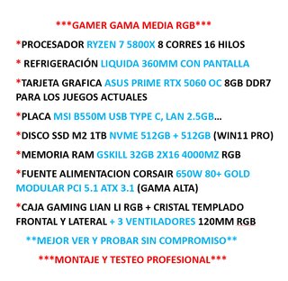 PC GAMING RYZEN 7