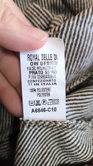 Pantalón Baggy Espiga Diagonal Talla 40