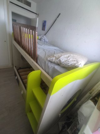 Litera infantil con cajones
