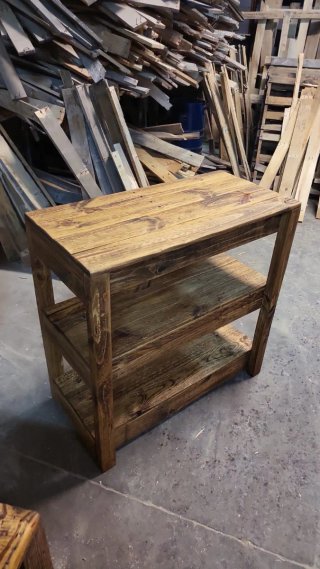 Consola Roble Madera Reciclada
