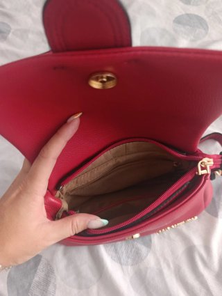 Bolso bandolera inspiración Jacquemus rojo