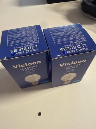 Vicloon LED G45 E27 Lampadine (2 pezzi)