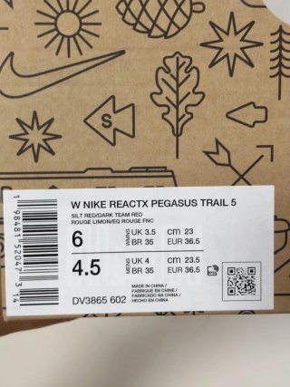 T36,5 Nike React Pegasus Trail 5