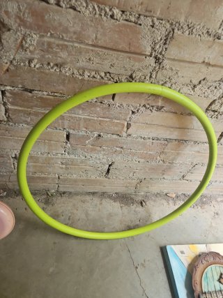 Aro de hula hoop verde