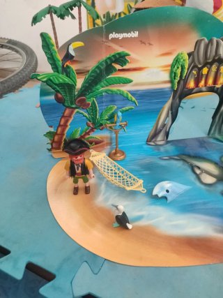 Playmobil Complemento Pirata Isla Tropical