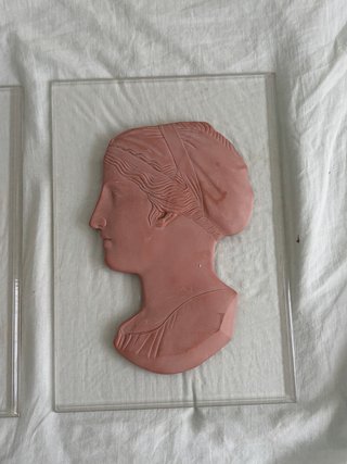 Cuadros relieve vintage terracota