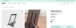 Soporte Logitech para Tablet y Móvil