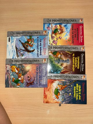libros prehistorratones Geronimo Stilton