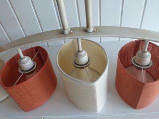 Lámpara de salón/comedor 5 tulipas