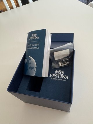 Reloj Festina Cronógrafo Cara Azul