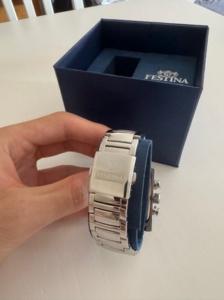 Reloj Festina Cronógrafo Cara Azul