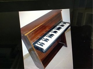 Piano Juguete Antiguo Madera