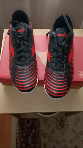 Scarpe Calcio Diadora Uomo Nero/Rosso