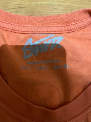 Camiseta Pull and Bear Naranja Talla L