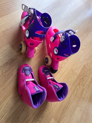 Patines en línea infantiles Oxelo rosas