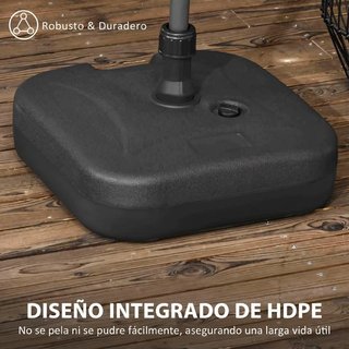 Base Sombrilla Rellenable Agua 20kg Arena 30kg