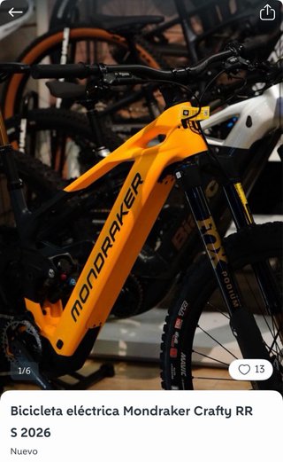 Bicicleta Eléctrica Mondraker Crafty RR S