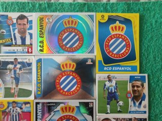 Lote cromos RCD Espanyol de Barcelona Panini