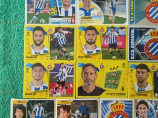 Lote cromos RCD Espanyol de Barcelona Panini