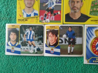 Lote cromos RCD Espanyol de Barcelona Panini