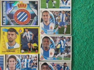 Lote cromos RCD Espanyol de Barcelona Panini
