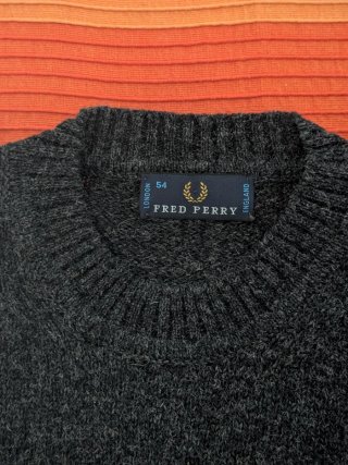 Jersey Fred Perry Gris Vintage