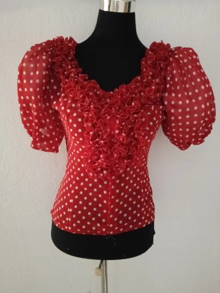 Blusa de flamenca