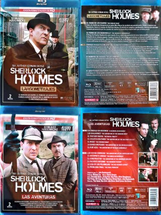 SHERLOCK HOLMES COLECCIÓN COMPLETA 10 DISCOS B-RAY
