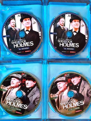 SHERLOCK HOLMES COLECCIÓN COMPLETA 10 DISCOS B-RAY