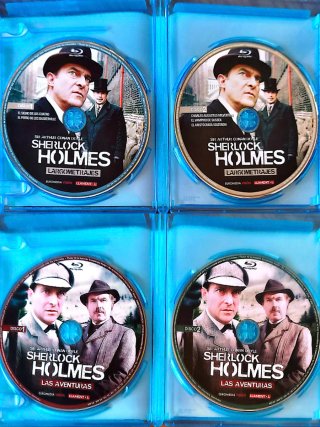 SHERLOCK HOLMES COLECCIÓN COMPLETA 10 DISCOS B-RAY