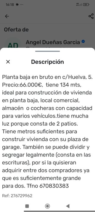 Venta de local en Pozoblanco, 134 mts