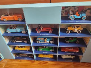 Colección coches Tintin con Armario