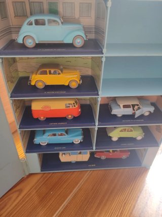 Colección coches Tintin con Armario