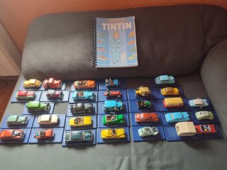 Colección coches Tintin con Armario