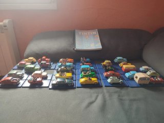 Colección coches Tintin con Armario