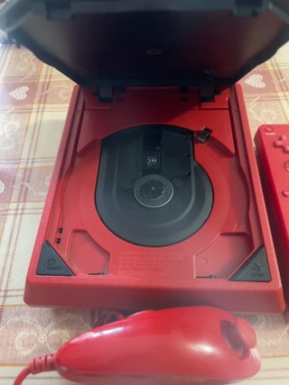 Nintendo Wii Mini Rossa Scatola (senza Mario Kart)