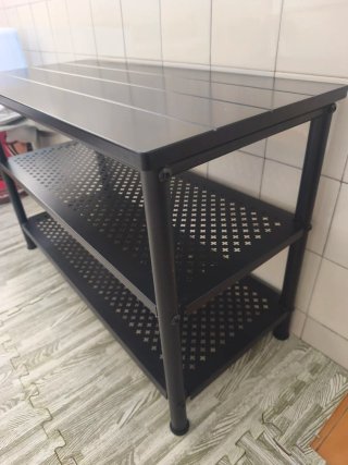 Banco zapatero IKEA PINNIG negro