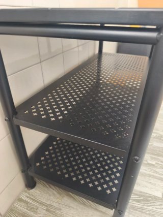 Banco zapatero IKEA PINNIG negro