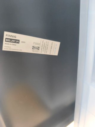 Banco zapatero IKEA PINNIG negro