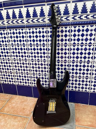 Guitarra eléctrica Aria Pro II negra