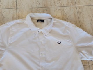 Camisa Fred Perry Blanca Talla XL