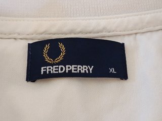 Camisa Fred Perry Blanca Talla XL